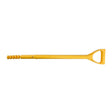 Link Handles 66776 Shovel Handle with Rivet, 27 in L, Fiberglass, For: D-Grip Hollow Back and Closed Back Shovels