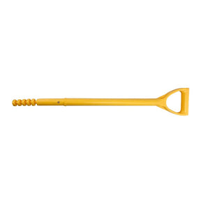 Link Handles 66776 Shovel Handle with Rivet, 27 in L, Fiberglass, For: D-Grip Hollow Back and Closed Back Shovels