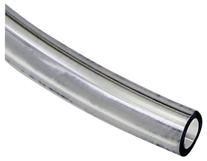 Abbott Rubber T10 Series T10005010 Tubing, 5/8 in OD, 1/2 in ID, Clear, 100 ft L