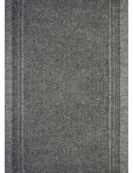 Multy Home Tracker 60 ft. L X 26 in. W Gray Nonslip Carpet Runner