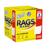 Scott 75260 Painter's Rag, 10 x 12 in, Cellulose Fiber, White