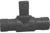 Boshart UPPRT-121210 Reducing Pipe Tee, 1-1/4 x 3/4 x 1-1/4 in, Insert, Polyethylene