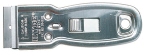 Hyde 13000 Glass Scraper, 1-1/2 in Blade, 4 in Handle, Steel Blade, 4-1/4 in OAL