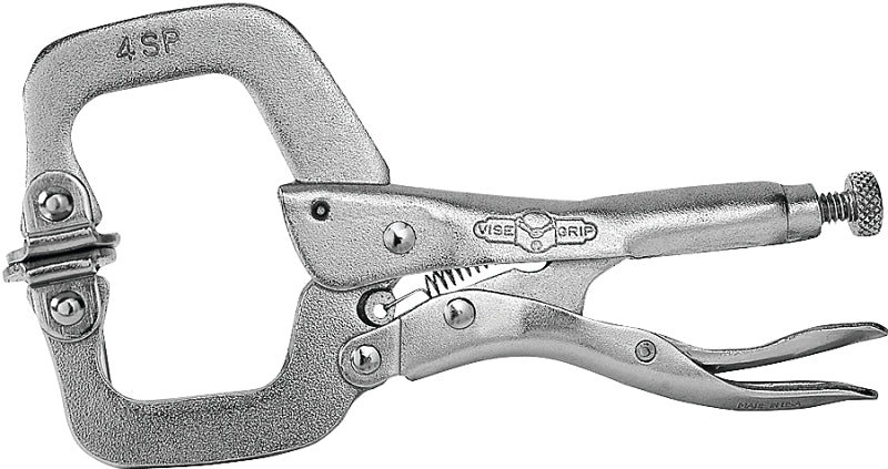 Irwin 165 C-Clamp, 300 lb Clamping, 1-5/8 in Max Opening Size, 1-1/4 in D Throat, Steel Body