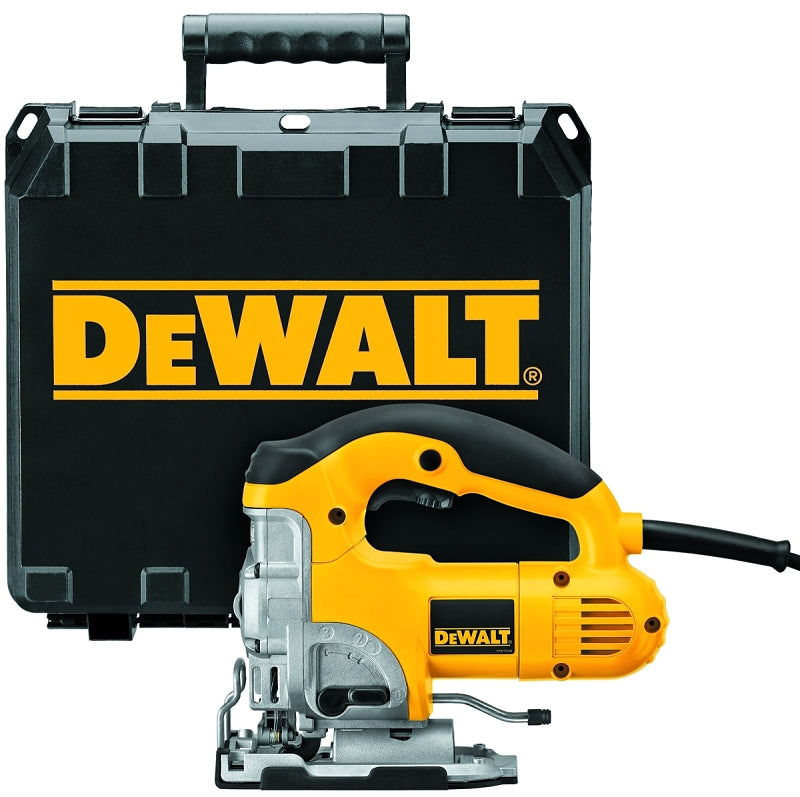 DEWALT DW331K Jig Saw Kit, 6.5 A, 1 in L Stroke, 500 to 3000 spm, Includes: DW331 Jig Saw, Kit Box