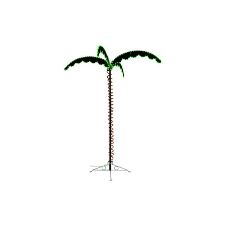 Green Longlife LED Palm Tree, 7'