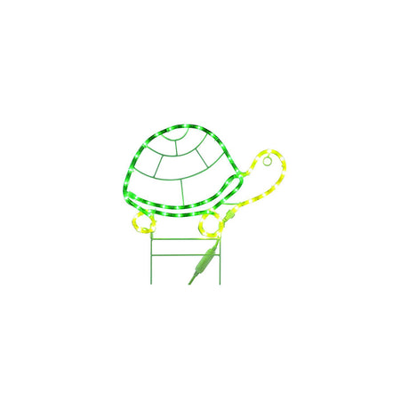 Green Long Life LED Turtle, 18"