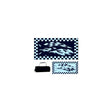 Ming's Mark Reversible Mat, Checkered Flag Black/White, 8' x 16'