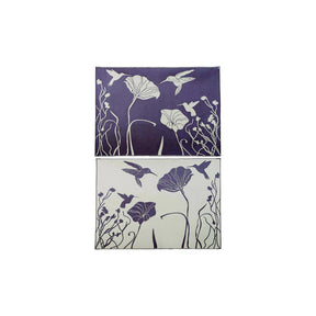 Ming's Mark Reversible Mat, Brown/Beige, Hummingbird, 8' x 11'