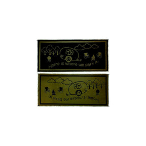 Mings Mark LRVH8187 Reversible Mat w/110V LED Lights, 8' x 18', Brown/Beige