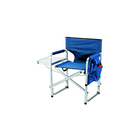 Blue Folding Director's Chair.