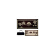 Ming's Mark Reversible Mat, Brown/Beige, Tropical Oasis, 8' x 18'