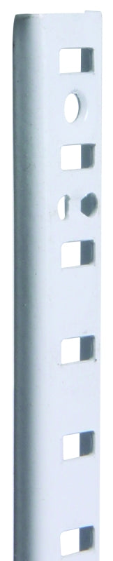 Knape & Vogt 255 Series PK255 WH 36 Shelf Standard, 500 lb, 23 ga Thick Material, 5/8 in W, 36 in H, Steel
