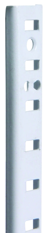 Knape & Vogt 255 Series PK255 WH 36 Shelf Standard, 500 lb, 23 ga Thick Material, 5/8 in W, 36 in H, Steel