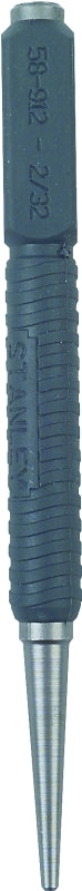 STANLEY 58-912 Nail Set, 1/16 in Tip, 5 in L, Steel