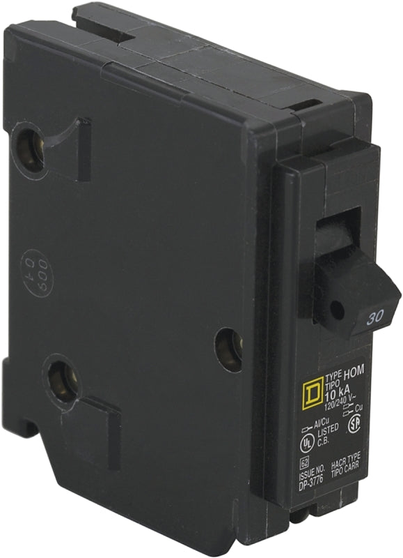 Hom130cp Square D Homeline HOM130CP Mini Circuit Breaker, 30 A, 1-Pole, 120 V ...