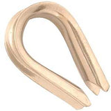 Baron 264EG-5/16 Wire Rope Thimble, 5/16 in Dia Cable, Steel, Electro-Galvanized, Pack of 25