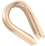 Baron 264EG-5/16 Wire Rope Thimble, 5/16 in Dia Cable, Steel, Electro-Galvanized, Pack of 25