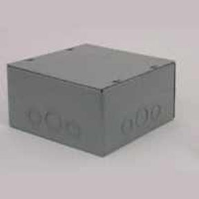 Raco SC080804RC Pull Box Enclosure, 1-Gang, Steel, Enamel-Coated, Surface Mounting
