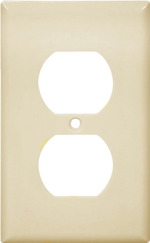 Eaton Wiring Devices 2132V Series Wallplate, Standard-Size, 4-1/2 in L, 2-3/4 in W, 1-Gang, Thermoset, Ivory