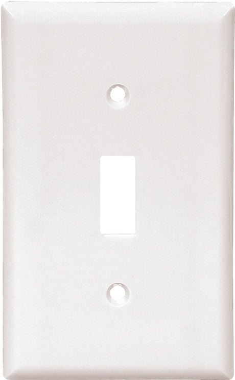 Eaton Wiring Devices 2134W Wallplate, Standard-Size, 4-1/2 in L, 2-3/4 in W, 1-Gang, Thermoset, White