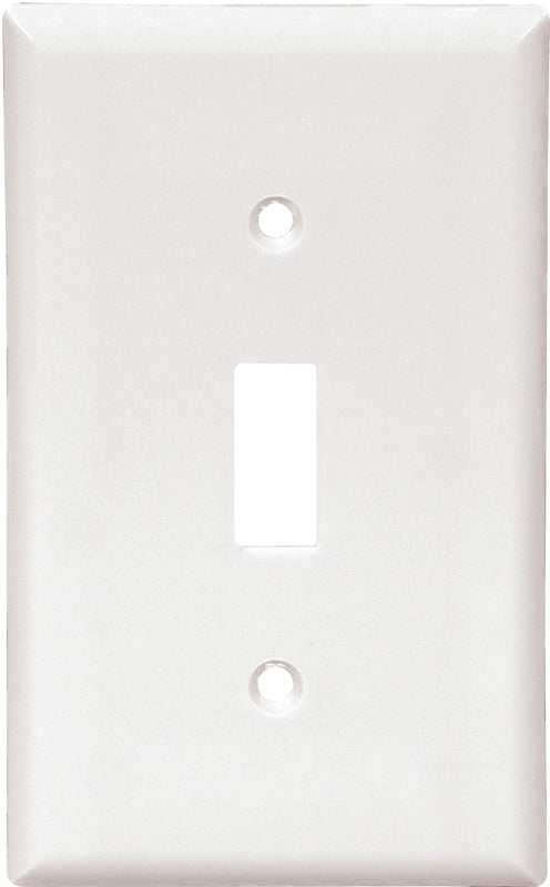 Eaton Wiring Devices 2134W Wallplate, Standard-Size, 4-1/2 in L, 2-3/4 in W, 1-Gang, Thermoset, White