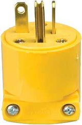 Eaton Wiring Devices 4509-BOX Electrical Plug, Straight Body, 1/4 to 21/32 in, 2-Pole, 20 A, 250 V, NEMA: NEMA 6-20