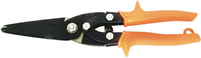 Wiss M300N Utility Snip, 10-1/2 in OAL, 3 in L Cut, Straight Cut, Steel Blade, Non-Slip Handle, Orange Handle