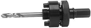 Irwin 373004 Mandrel Hole Saw Arbor, 1/2 in Shank, 4 in L Bit, Hex Shank