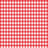 Magic Cover Red/White Checkered Vinyl Disposable Tablecloth 52 in. L X 52 in. W