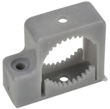 Carlon E978DC-CAR Conduit Strap, 1/2 in, 1-5/8 in L, Polypropylene, Gray, 40/PK