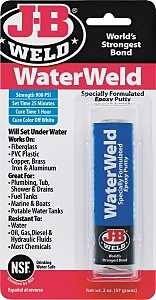 J-B Weld 8277 Epoxy Putty, Solid, White, 2 oz Pack