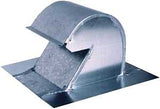 Master Flow GNV4 Gooseneck Vent, 4-1/8 in OAL, 6-1/2 in OAW, Steel, Mill, Galvanized