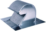 Master Flow GNV4 Gooseneck Vent, 4-1/8 in OAL, 6-1/2 in OAW, Steel, Mill, Galvanized