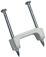 Gardner Bender PS-1550T Cable Staple, 1/2 in W Crown, Plastic/Polyethylene, 15/PK