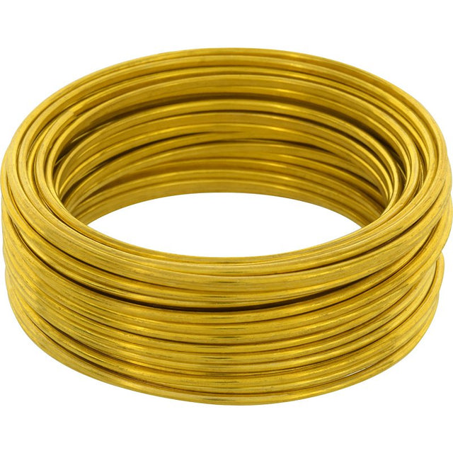 Hillman 50150 Utility Wire, 25 ft L, 16, Brass