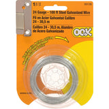Hillman 50136 Utility Wire, 100 ft L, 24, Galvanized Steel