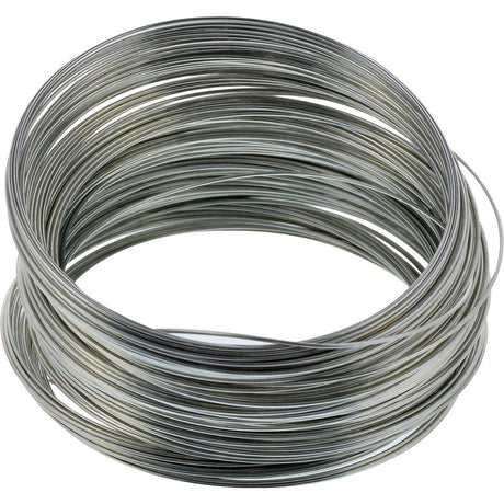 Hillman 50136 Utility Wire, 100 ft L, 24, Galvanized Steel