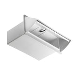 Lambro 1170W Wall Cap, Plastic, White, For: 10 x 3-1/4 in Hoods