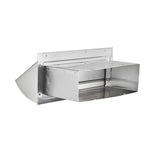Lambro 106R Wall Cap, Aluminum, For: 10 x 3-1/4 in Hoods