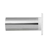Lambro 267WS Louvered Vent, 5.44 in Dia, 10.63 in L, Plastic, White, Wall Installation