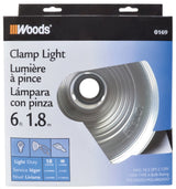 CCI 0169 Clamp Light, 8-1/2 in Dia Dimensions, 150 W, Incandescent Lamp