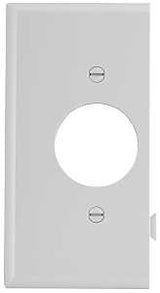 Eaton Wiring Devices STE7W Sectional Wallplate, Mid-Size, 4-1/2 in L, 2-3/4 in W, 1-Gang, Polycarbonate