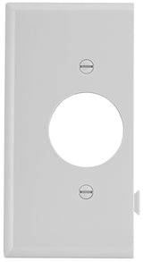 Eaton Wiring Devices STE7W Sectional Wallplate, Mid-Size, 4-1/2 in L, 2-3/4 in W, 1-Gang, Polycarbonate