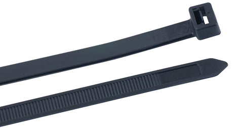 Gardner Bender 45-521UVB Cable Tie, 5-1/2 in Max Bundle Dia, Nylon, UV Black