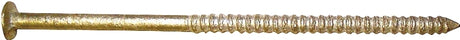 Maze STORMGUARD S227A Series S227A530 Wood Siding Nail, Hand Drive, 2-1/2 in L, Steel, Galvanized, Checkered Head, Pack of 6