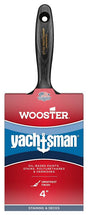 Wooster Yachtsman Z1120-4 Paint Brush, 4 in W, Flat Brush, 3-1/8 in L Bristle, Synthetic China Bristle