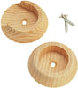 Waddell 410DP Closet Pole Socket, For: 1-3/8 in Closet Pole, Hardwood