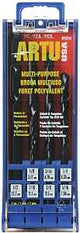 ARTU 01510 Drill Bit Set, Multi-Purpose, 7-Piece, Cobalt