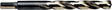 Irwin 73629 Jobber Drill Bit, 29/64 in Dia, 5-5/8 in OAL, Spiral Flute, 29/64 in Dia Shank, Reduced Shank